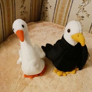 Ty Beanie Baby Gracie And Baldy 1996